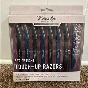The Hudson Line Precision Touch-Up Razors Set of 8
